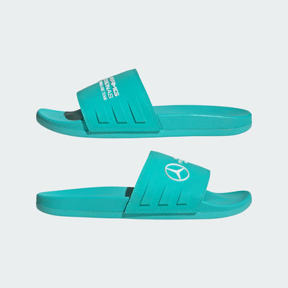 Mercedes Men's Adilette Comfort Slides Teal 2025-Fanwear
