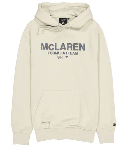 Mclaren Wrdmark Oversized Hoodie Stone 2024-Fanwear