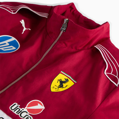 Scuderia Ferrari Men's Team Vintage Jacket Dark Cherry 2025-RP Teamwear