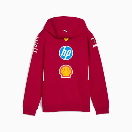 Scuderia Ferrari Men's Team Hoodie Dark Cherry 2025-RP Teamwear
