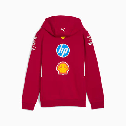 Scuderia Ferrari Men's Team Hoodie Dark Cherry 2025-RP Teamwear
