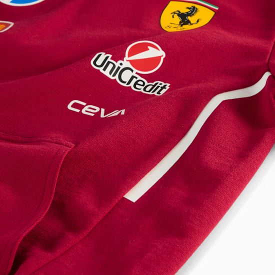 Scuderia Ferrari Men's Team Hoodie Dark Cherry 2025-RP Teamwear
