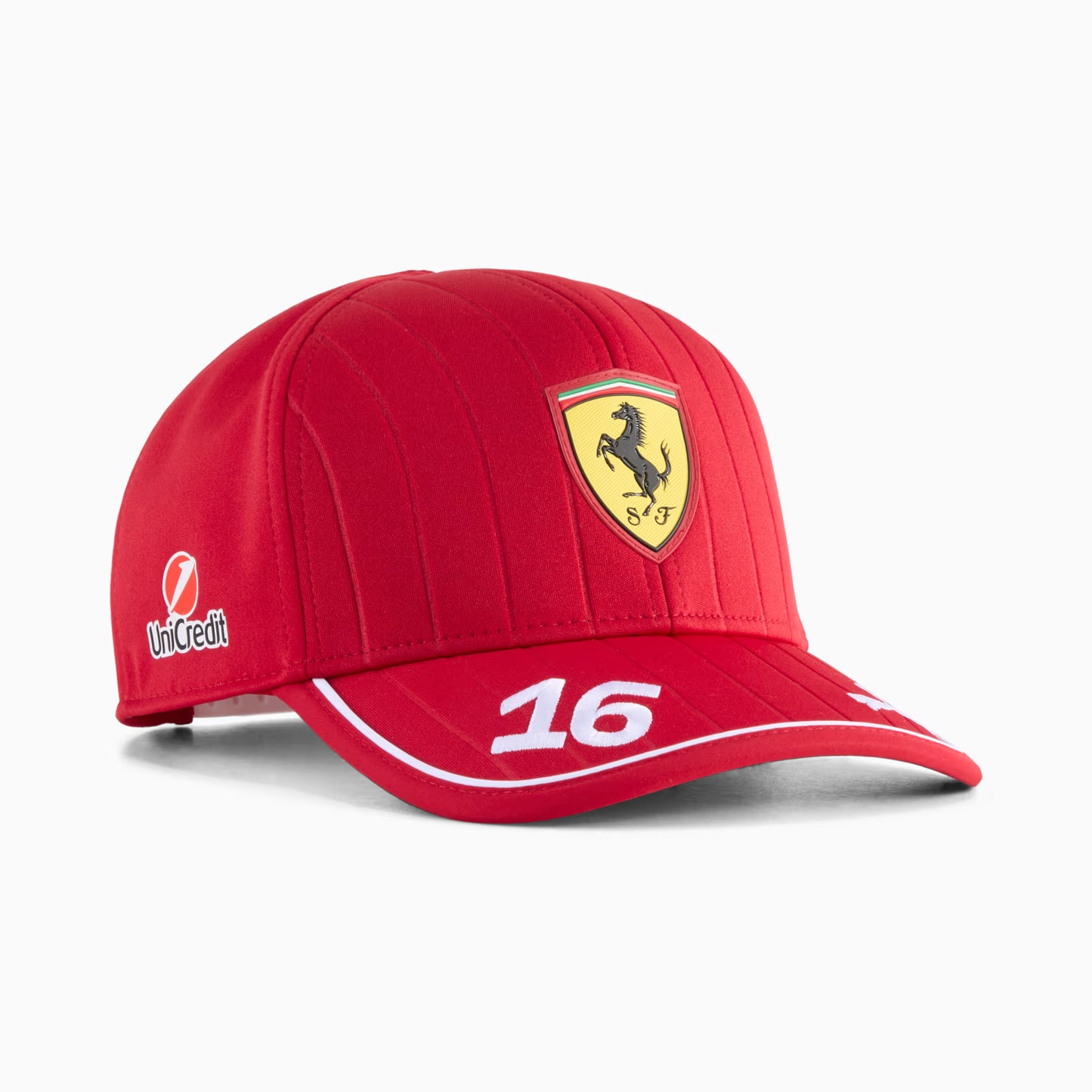 Scuderia Ferrari Kids Charles Leclerc Dark Cherry Cap 2025-RP Teamwear