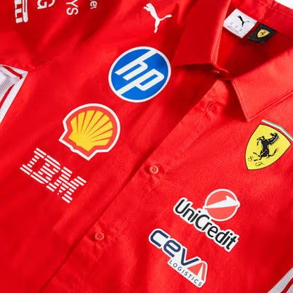 Scuderia Ferrari Men's Team Shirt Red 2026 - RP Teamwear