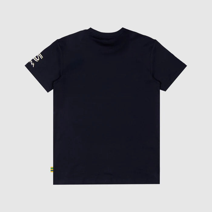Ayrton Senna Men's Senna 12 Stripe T-shirt Navy 2026 - Fanwear