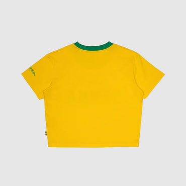 Ayrton Senna Women's Legacy Crop T-shirt Yellow 2026 - Fanwear