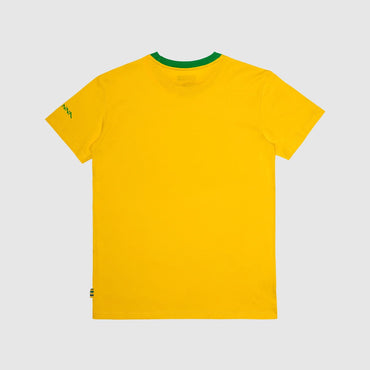 Ayrton Senna Men's Senna Brazil T-shirt Yellow 2026 - Fanwear