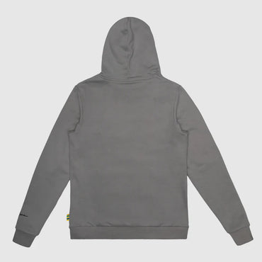 Ayrton Senna Icon Hoodie Grey - Fanwear