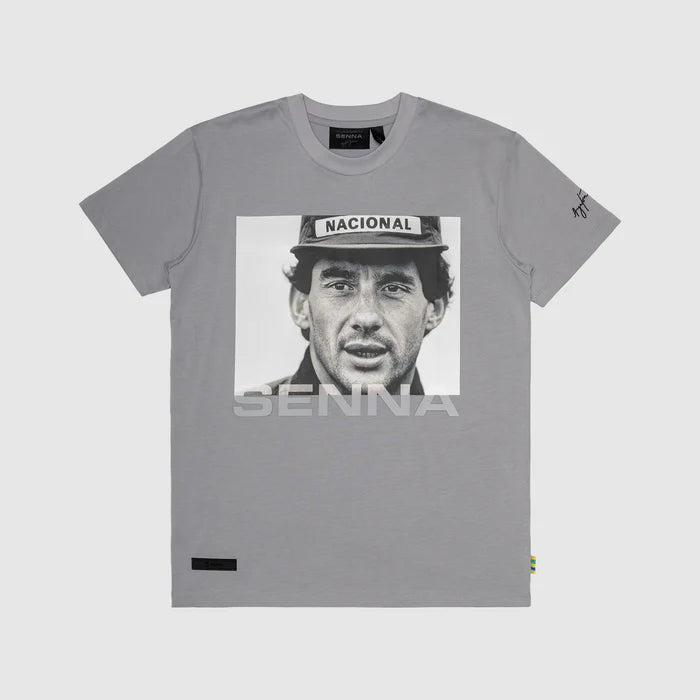 Ayrton Senna Icon T-shirt Grey - Fanwear