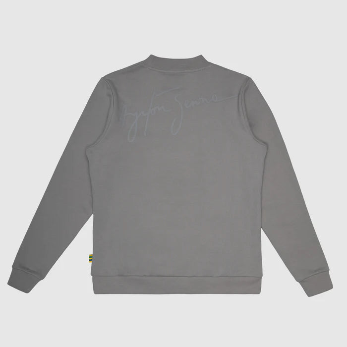 Ayrton Senna Signature Crew Sweat Grey - Fanwear