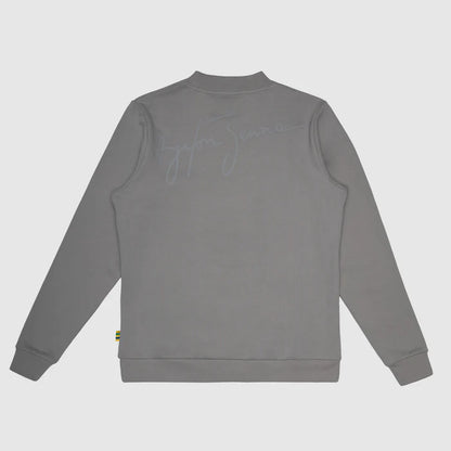 Ayrton Senna Signature Crew Sweat Grey - Fanwear
