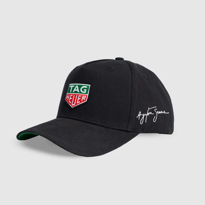 Ayrton Senna Tag Heuer Race Cap Black With Case 2025-Fanwear