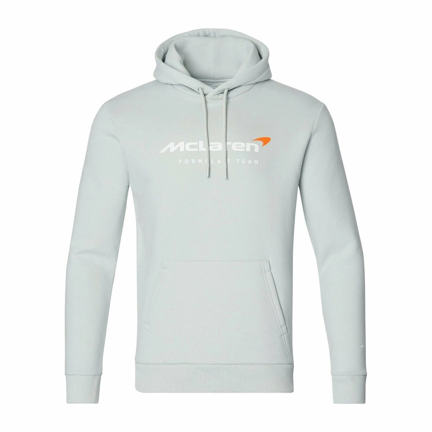 Mclaren Men's Team Core Essential Hoodie Storm Grey 2022-Fanwear