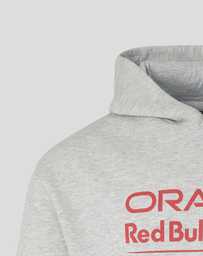Red Bull Racing Oracle Relaxed Fit Overhead Hoodie Grey 2026 - Fanwear