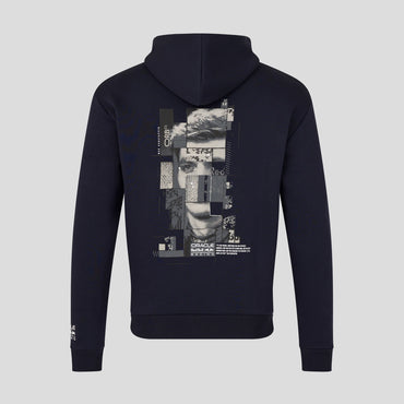 Red Bull Racing Max Verstappen Pixel Back Graphic Overhead Hoodie Night Sky 2026 - Famwear