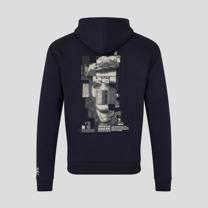 Red Bull Racing Max Verstappen Pixel Back Graphic Overhead Hoodie Night Sky 2026 - Famwear