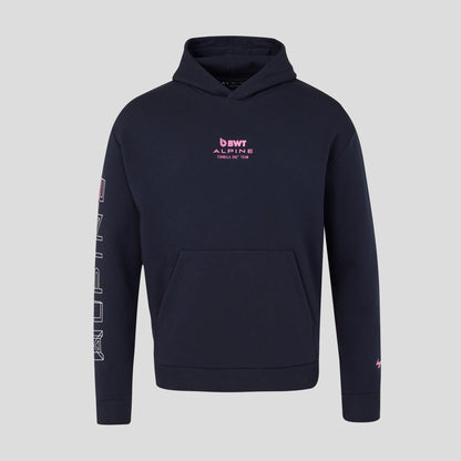 Alpine F1 Sleeve Graphic Relaxed Overhead Hoodie Night Sky 2026 - Fanwear