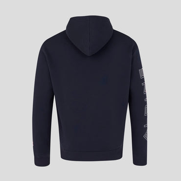 Alpine F1 Sleeve Graphic Relaxed Overhead Hoodie Night Sky 2026 - Fanwear