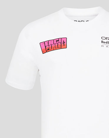 Red Bull Racing Sergio Perez T-Shirt Mexico White 2023 - Fanwear
