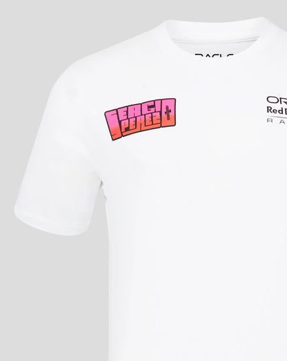 Red Bull Racing Sergio Perez T-Shirt Mexico White 2023 - Fanwear