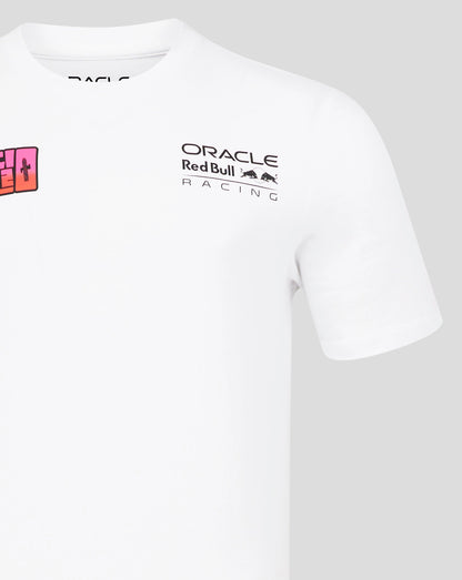 Red Bull Racing Sergio Perez T-Shirt Mexico White 2023 - Fanwear