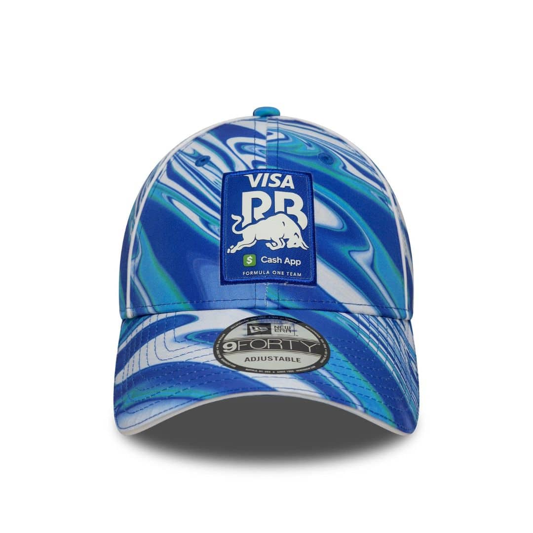 Rb Visa Cash App Oversized Print Blue Cap 2025-Fanwear