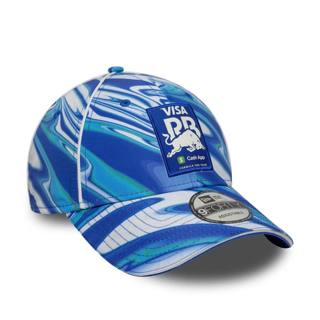 Rb Visa Cash App Oversized Print Blue Cap 2025-Fanwear