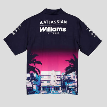 Williams Racing Team Special Edition Miami Shirt Navy 2026-Fanwear