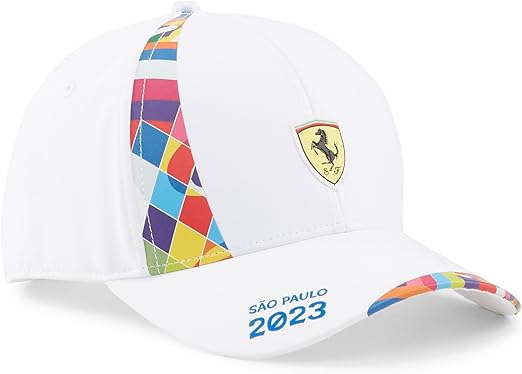 Scuderia Ferrari Special Edition Brazil Cap White 2023-Fanwear