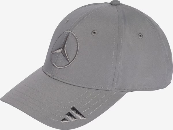 Mercedes Men's Silver Driver Cap Grey 2025 OSFM-Fanwear
