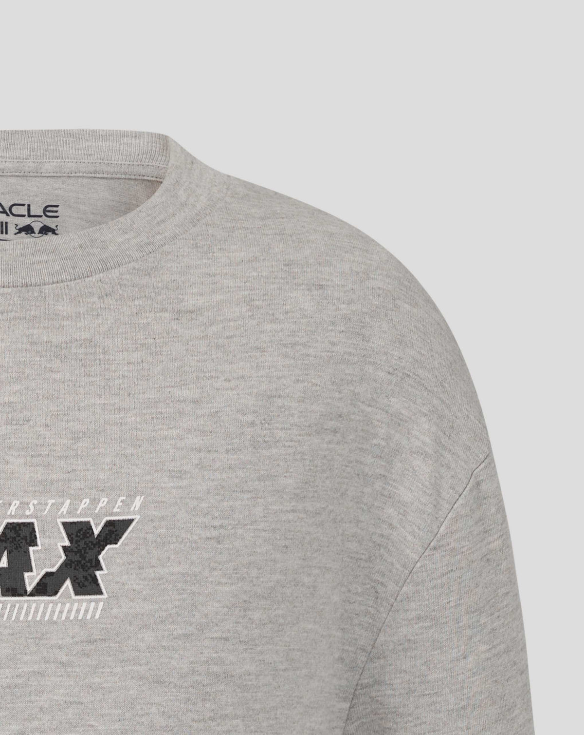 Red Bull Racing Max Verstappen Pixel Back Graphic T-Shirt Grey 2026 - Fanwear