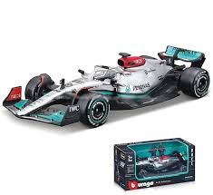 1:43 Scale Model | Mercedes W13 Rusell Without Driver Car