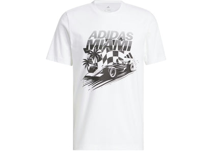 Mercedes Men's Miami Moto Win White 2025-Fanwear