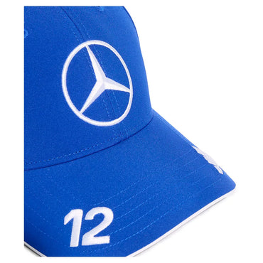 Mercedes Men's Cap Driver Kimi Antonelli Blue 2025 OSFM-RP Teamwear
