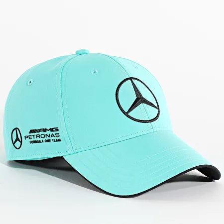 Mercedes Men's Baseball Cap Lt Teal 2025 OSFM-RP Teamwear