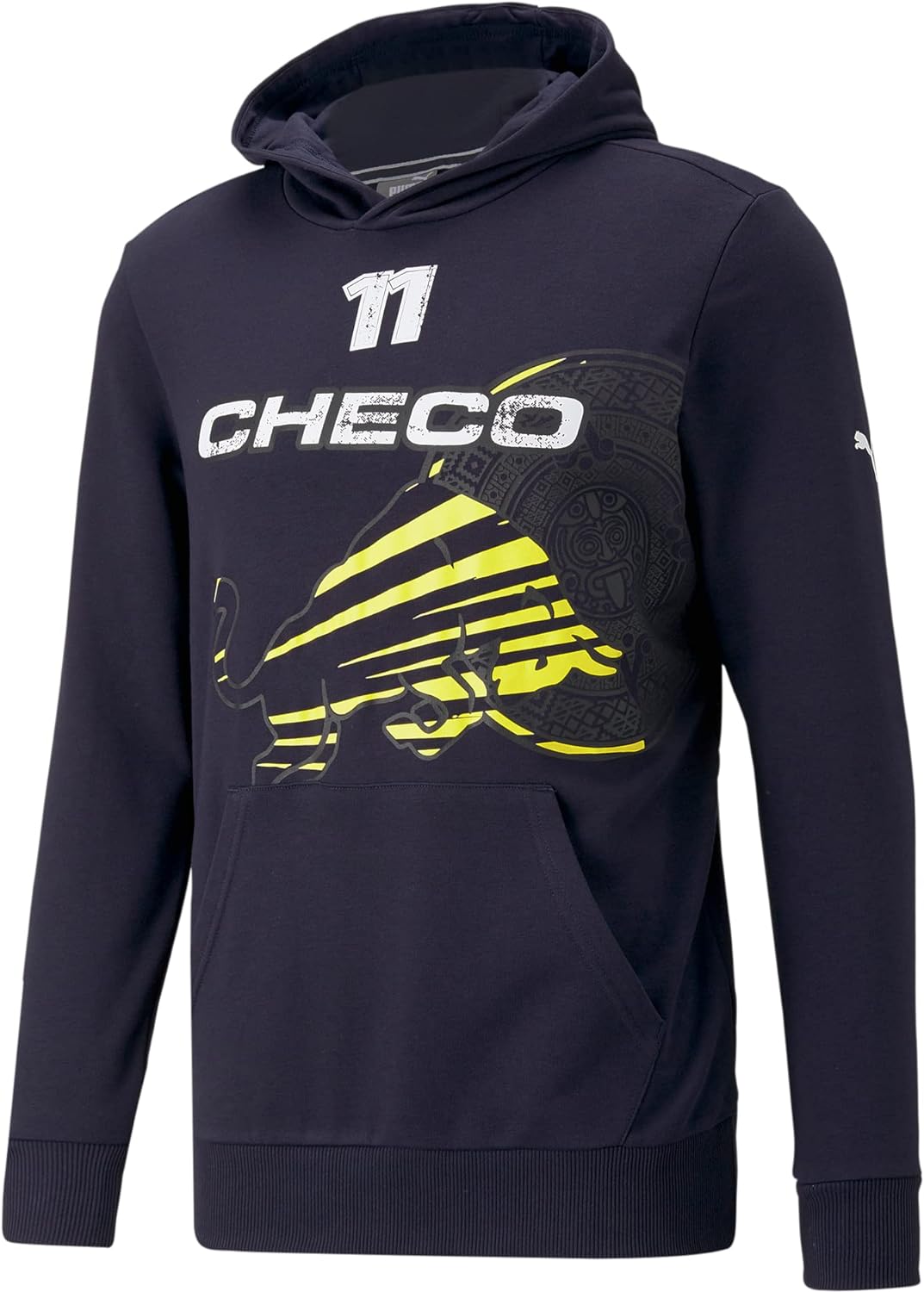 Red Bull Racing Men's Sergio Perez Logo Hoodie Navy 2022-Fanwear