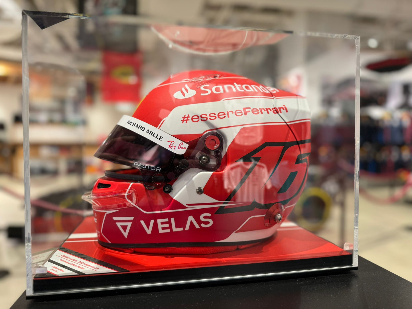 Ferrari Charles Leclerc Helmet Bahrain 2022