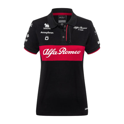 Race Team Polo Shirt Women's Black 2023