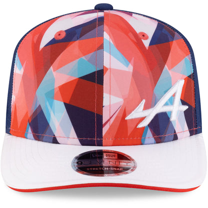 Alpine Special Edition Silverstone Stretch Snap White Cap 2025-RP Teamwear