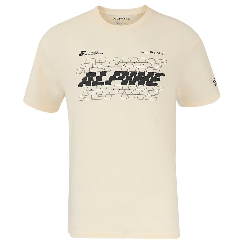Alpine Men's Oversized Opt T-Shirt Egret White 2025-Fanwear