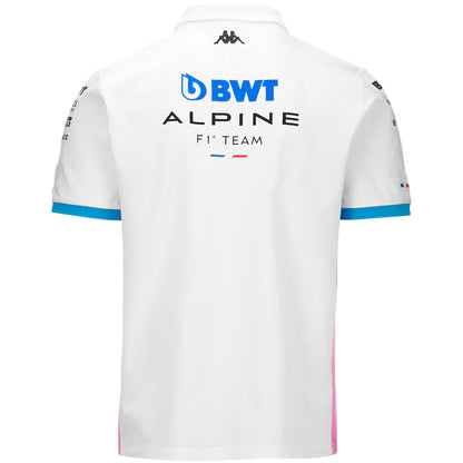 Alpine Men's Team Polo White 2024-RP Teamwear