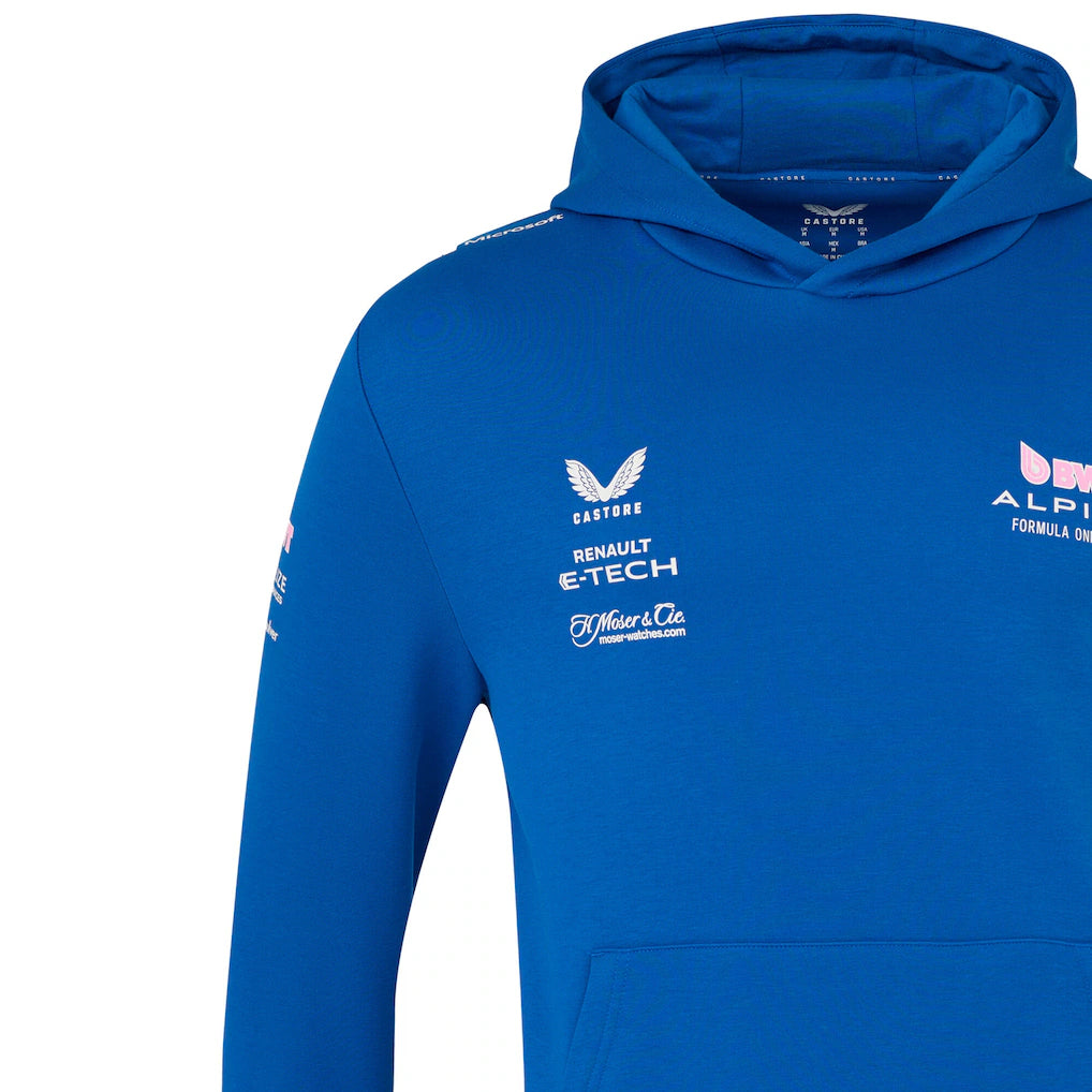 Alpine Men's Pullover Hoodie Blue 2025-RP Teamwear