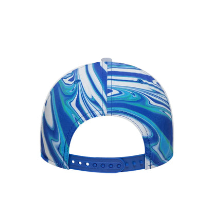 Rb Visa Cash App Oversized Print Blue Cap 2025-Fanwear
