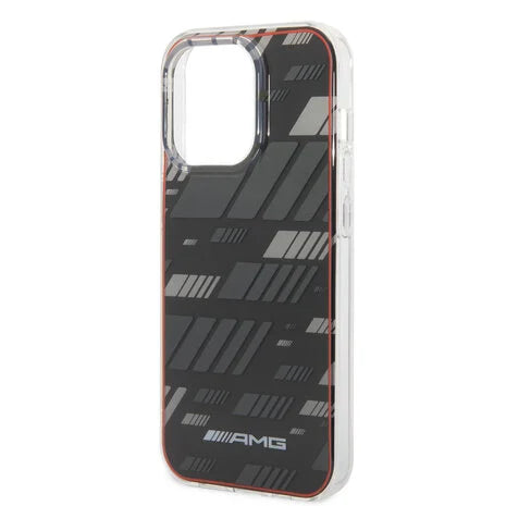 AMG iPhone 14 Pro Max Hard Case - Transparent Double Layer Expressive Graphic I