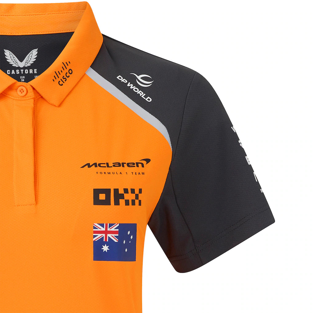 Mclaren Kids Polo Shirt Oscar Piastri Autumn Glory 2025-RP Teamwear