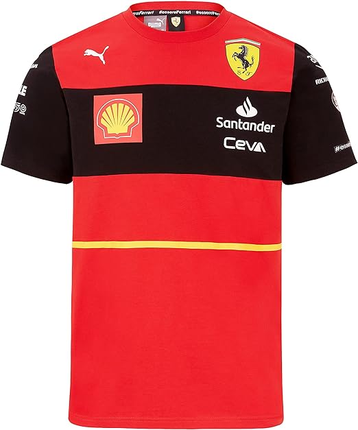 Scuderia Ferrari Men's Carlos Sainz T-Shirt 2022-RP Teamwear