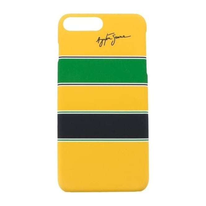 Ayrton Senna Helmet Stripes Phone Case for iPhone 7 Plus