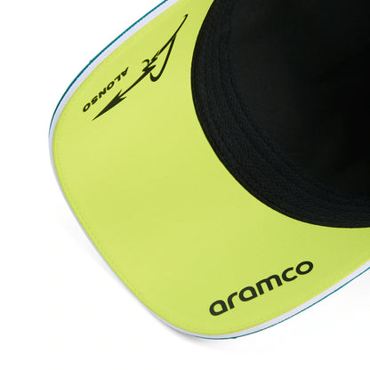 Aston Martin F1 Fernando Alonso Baseball Cap Lime 2026 - RP Teamwear