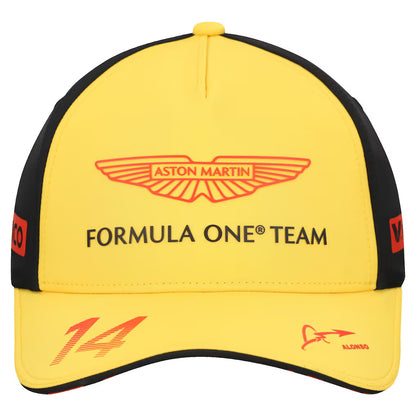 Aston Martin F1 Fernando Alonso Special Edition Spain Cap Yellow 2025-RP Teamwear