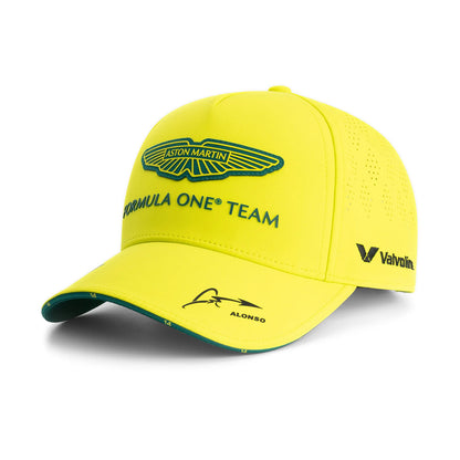 Aston Martin F1 Fernando Alonso Team Lime Cap 2025-RP Teamwear